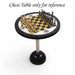 Metallic Grey and Metallic Gold chessmen, 91mm king