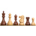 Golden rosewood and boxwood Reykjavik Series Staunton chessmen