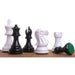 Pro Staunton Black & White Painted Boxwood 76mm Chess Pieces