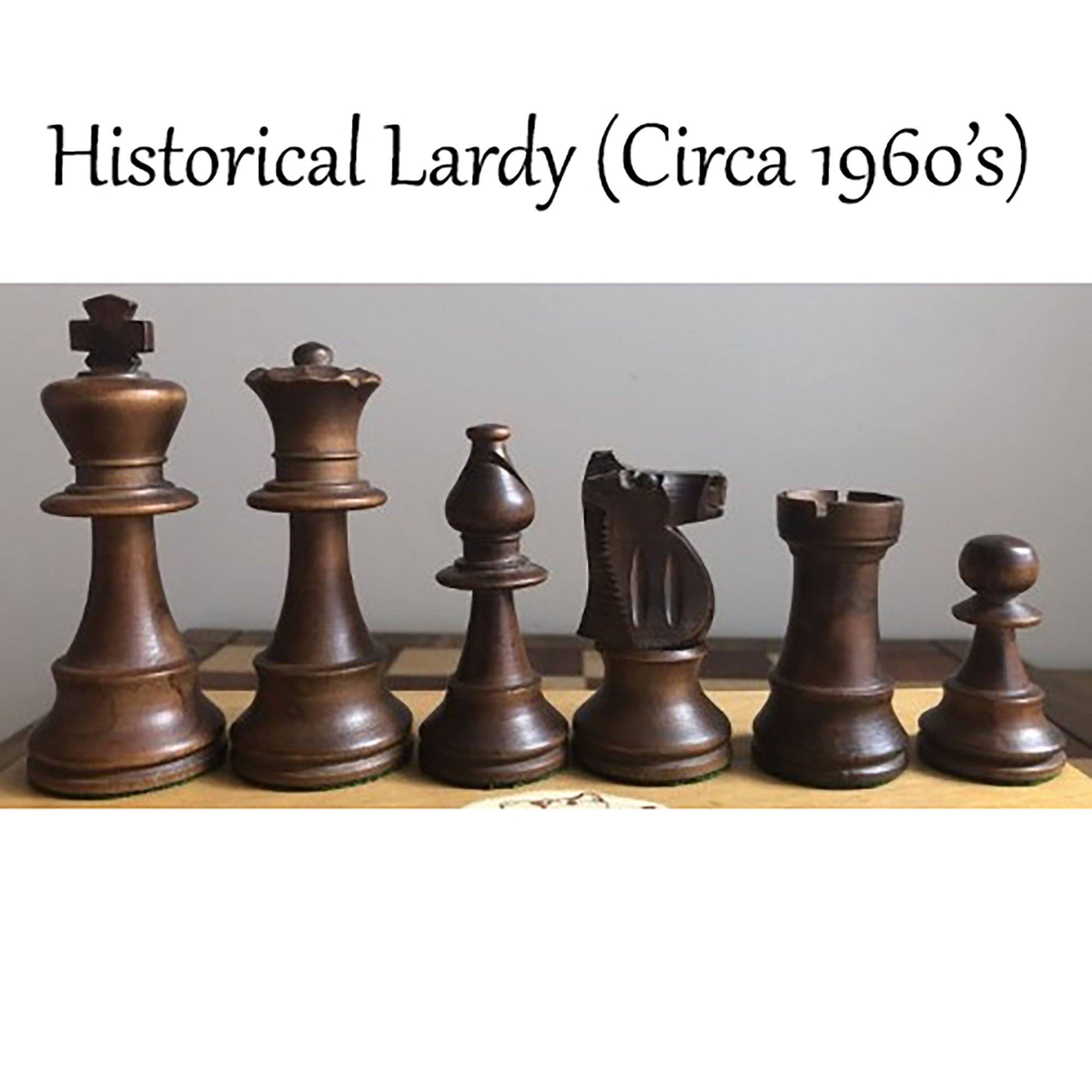 Improved French Lardy 98mm Chess Pieces