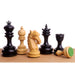 Moonlit Majesty Ebony Wood 83mm Chess Pieces