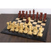 Jumbo Pro Staunton chess pieces in bud rosewood, 159mm king