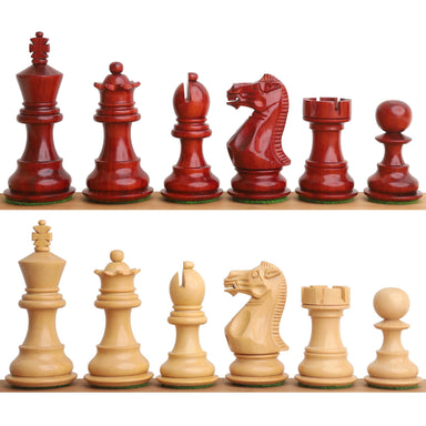 Pro Staunton Bud Rosewood 78mm Chess Pieces