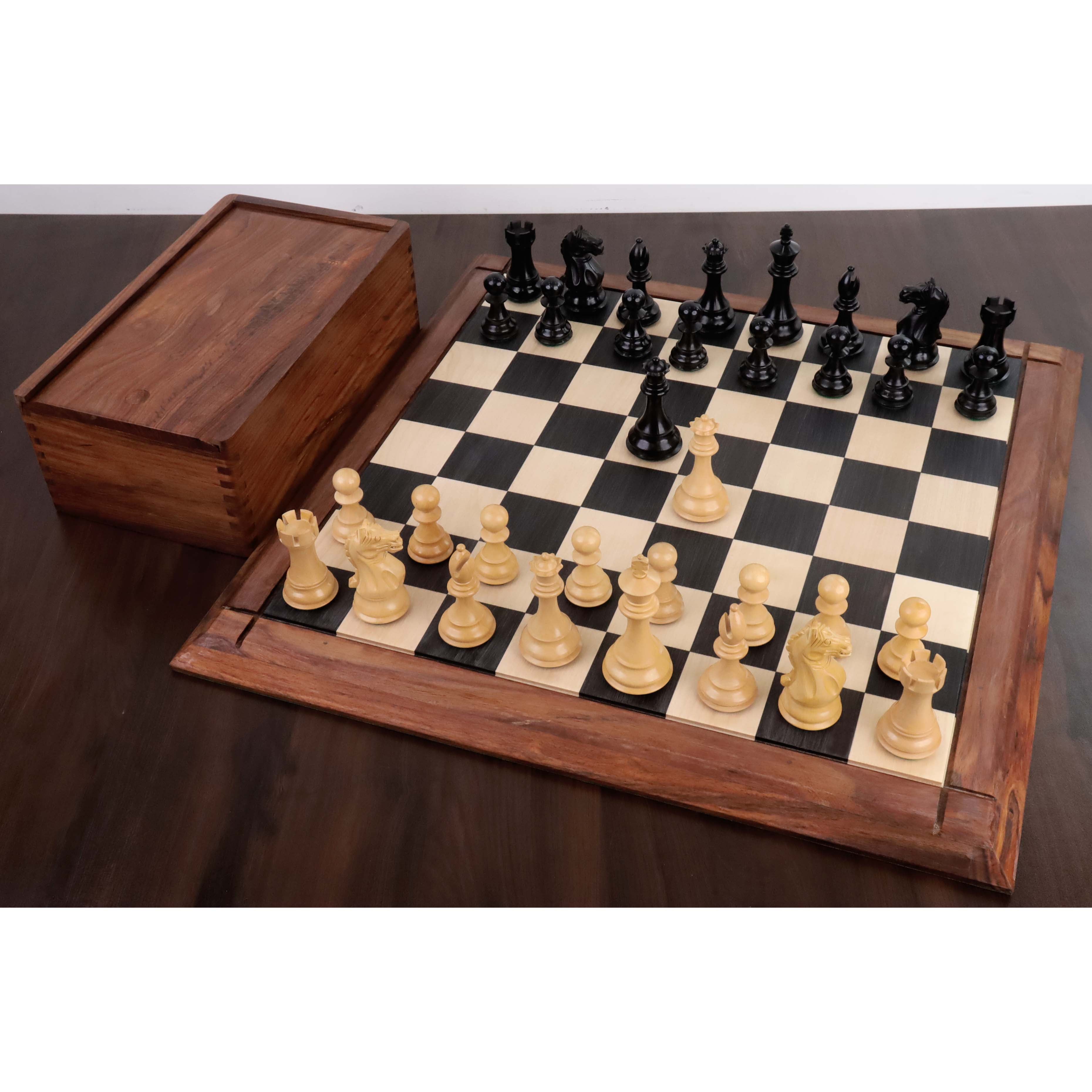 Fierce Knight Staunton 102mm Chess Pieces