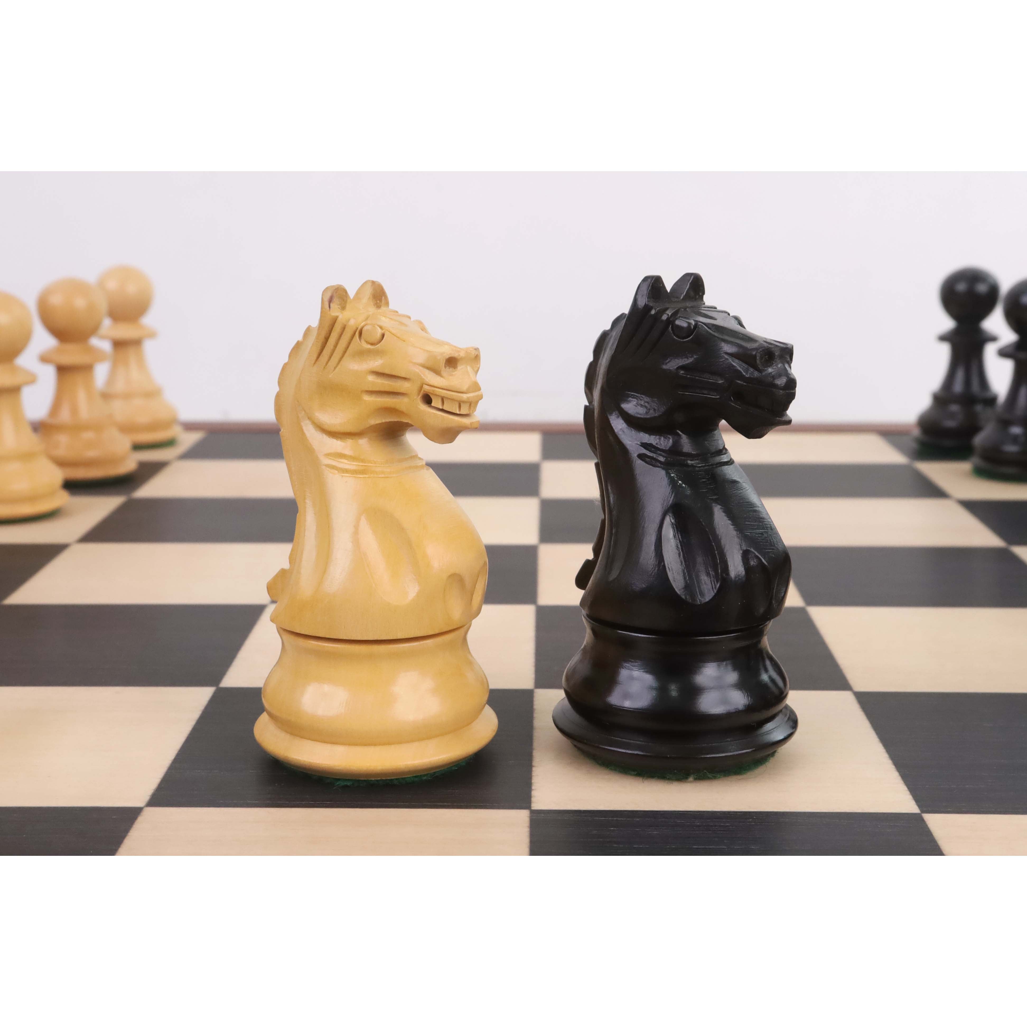 Fierce Knight Staunton 102mm Chess Pieces
