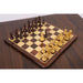 Rose Wood and Boxwood chessmen, 100mm king