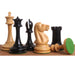 Ebony & Boxwood chessmen with a 107mm king