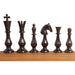 34 piece chessmen set in Metallic Grey and Metallic Gold
