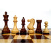 Golden rosewood and boxwood Pro Staunton chessmen