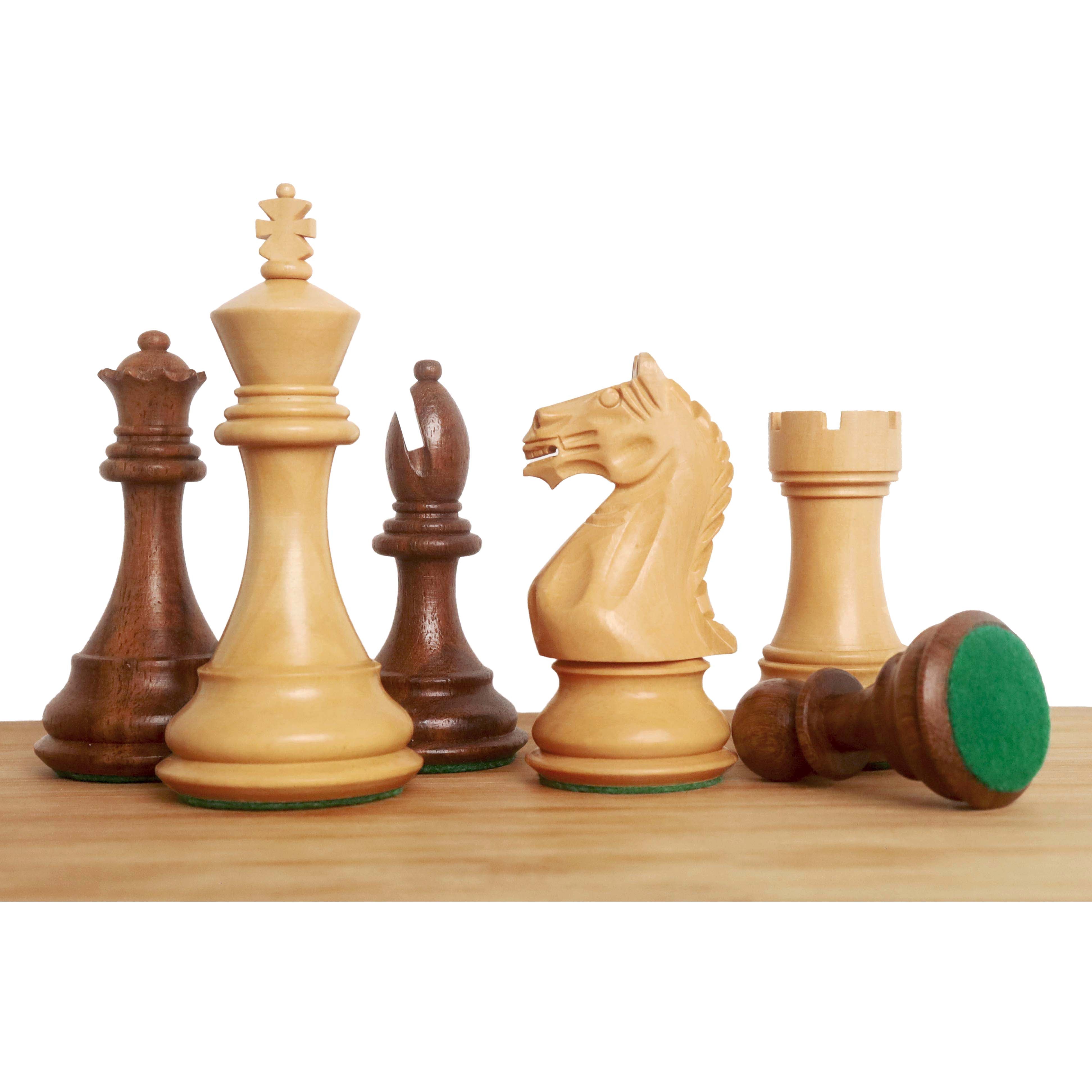 Fierce Knight Staunton 102mm Chess Pieces