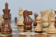 Sterling Chess Stallion weighted Staunton chess pieces in boxwood and sheesham