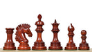 Indian American Luxury chess pieces, bud rosewood and boxwood, hand carved in India