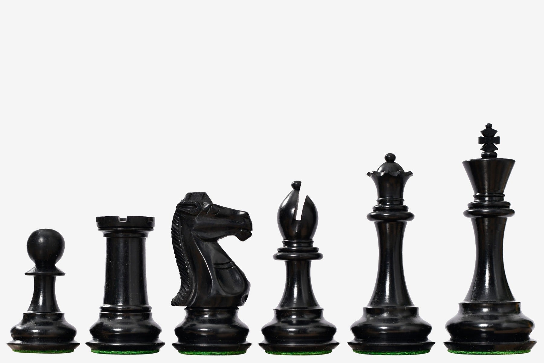 Old Romeo Staunton chess pieces, genuine ebony and boxwood, hand carved in India