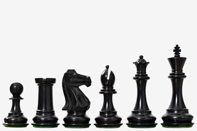 Old Romeo Staunton chess pieces, genuine ebony and boxwood, hand carved in India