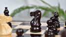 Full 34 piece Smokey Staunton chess set in rosewood and boxwood, Sterling Chess Australia