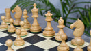 Sterling Chess ebonised boxwood chess pieces, Stockholm Interzonal reproduction