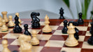 Collector Series Staunton chess pieces in ebonised boxwood, 34 piece roster