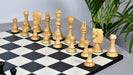 Full 34 piece 1929 Barcelona Joc Catalan chess pieces in genuine ebony and boxwood, Sterling Chess Australia