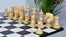 Full 34 piece California Chrome Staunton chess pieces in genuine ebony and boxwood, Sterling Chess Australia