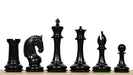 Red Rum Luxury Staunton chess pieces, genuine ebony and boxwood, hand carved in India