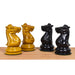 Ebony and antiqued boxwood 1849 Jaques Cook knights facing each other