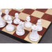 White lacquered knight and rook in close detail