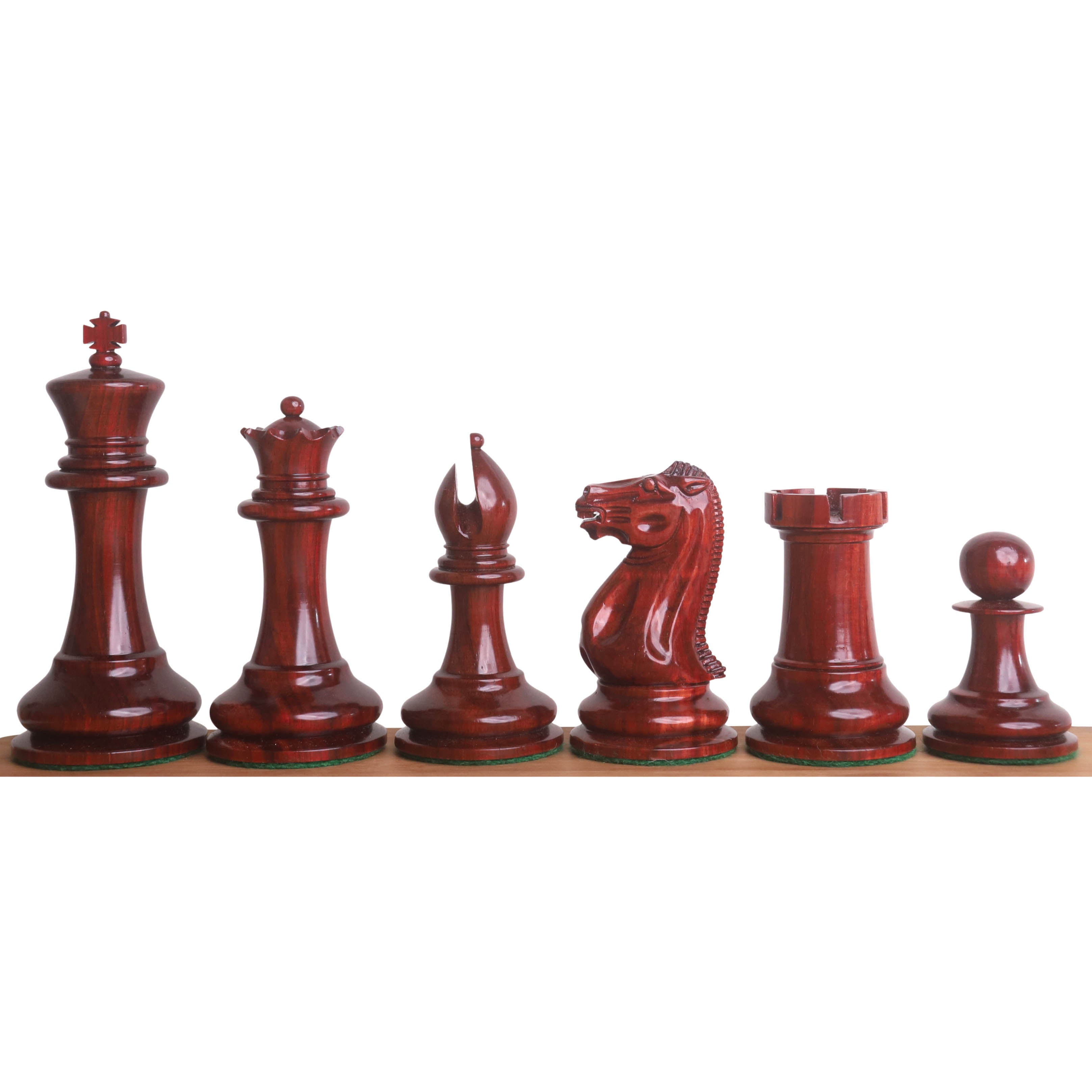 Bud rosewood 1849 Original Staunton army lined up