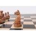 Antiqued and ebonised boxwood reproduction knight in profile at 76mm