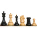 Ebony and Boxwood chessmen, 97mm king on a 44mm base