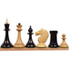 1950s' Soviet Latvian Reproduced 102mm Chess Pieces