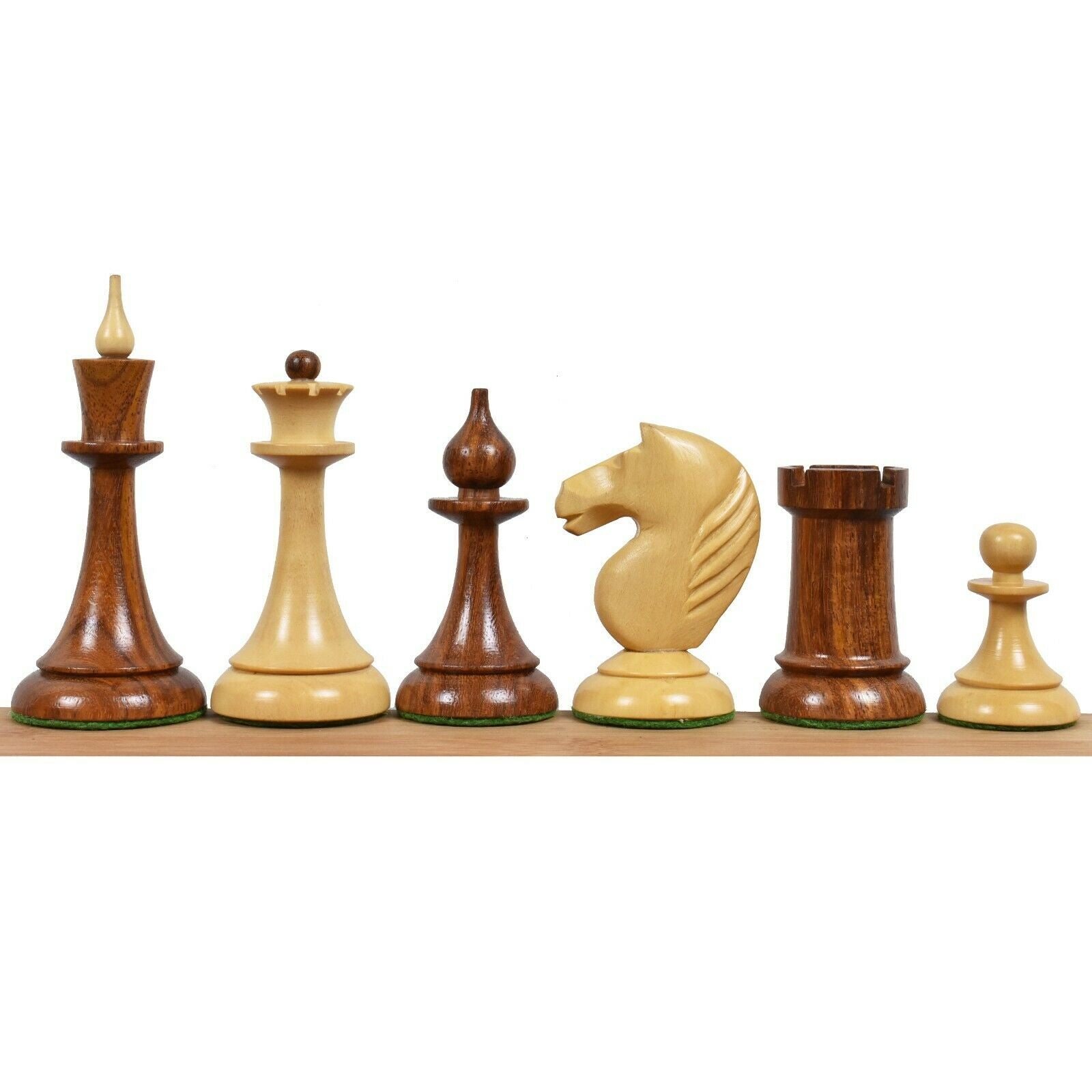 1950s' Soviet Latvian Reproduced 102mm Chess Pieces
