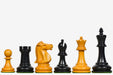 Sterling Chess 1972 Fischer Spassky ebonised and antique boxwood chess pieces