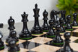 1972 Fischer Spassky reproduction chess pieces, antique boxwood light side