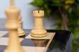 Fischer Spassky natural boxwood chess pieces, 43mm base for 55 to 60mm squares