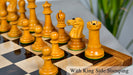 Richard Whitty Antique chess pieces, genuine ebony and antiqued boxwood, hand carved in India