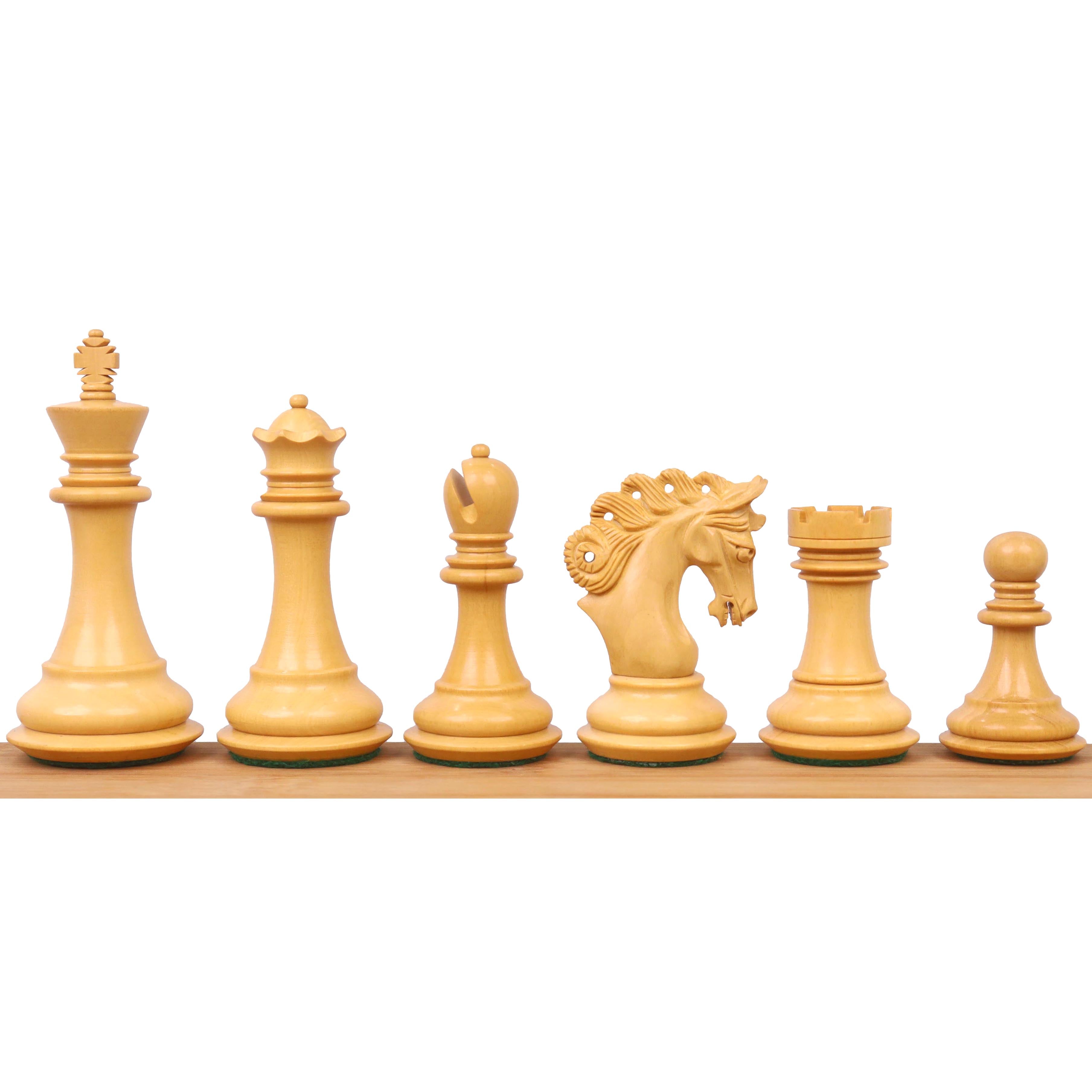 34 piece chessmen set in Bud Rosewood and Boxwood