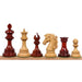 Bud rosewood and boxwood Alexandria Staunton chessmen