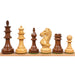 Golden rosewood and boxwood Supreme Staunton chessmen