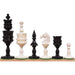 Lotus Series Hand Carved Camel Bone 103mm Chess Pieces