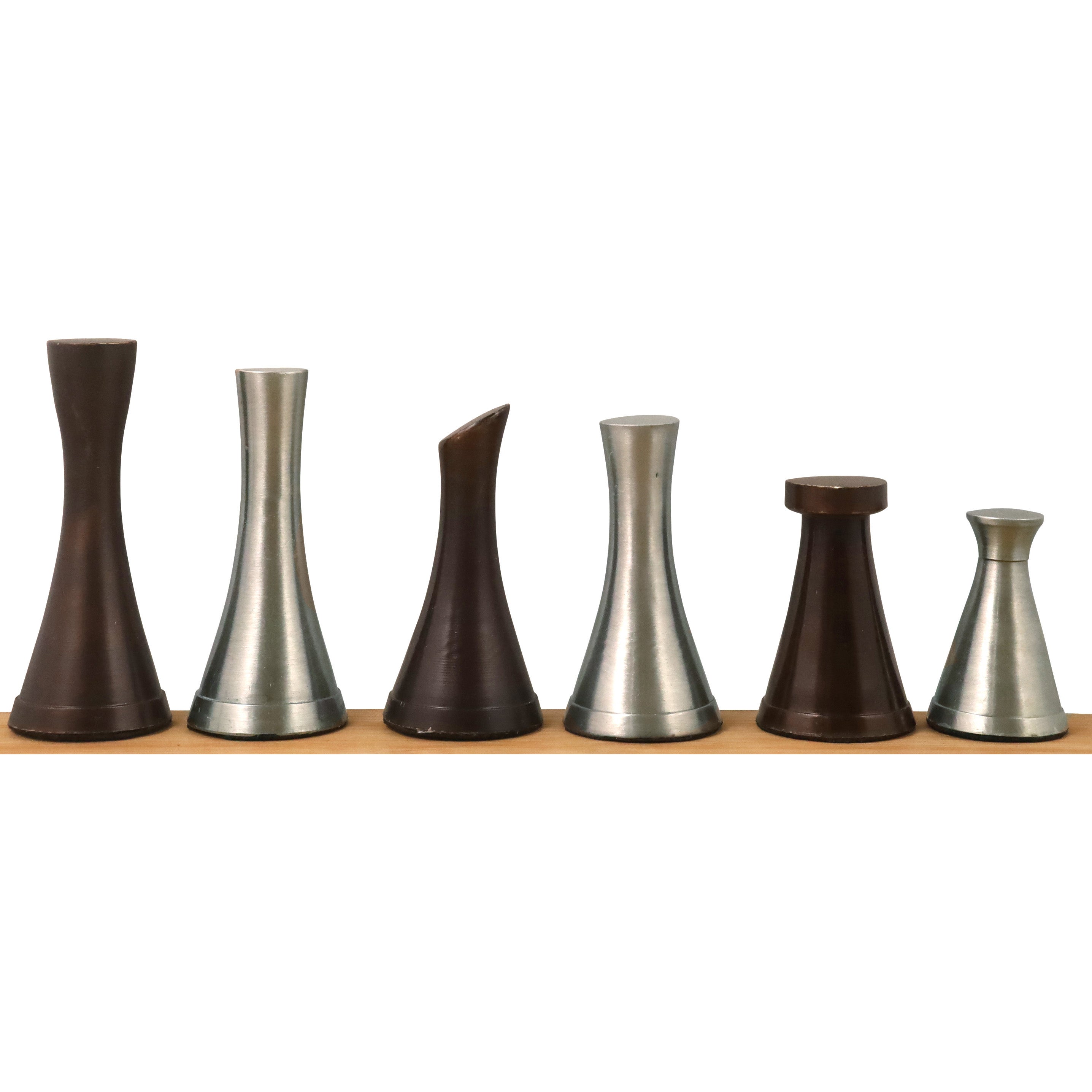 Tower Series Brass 79mm Chess Pieces