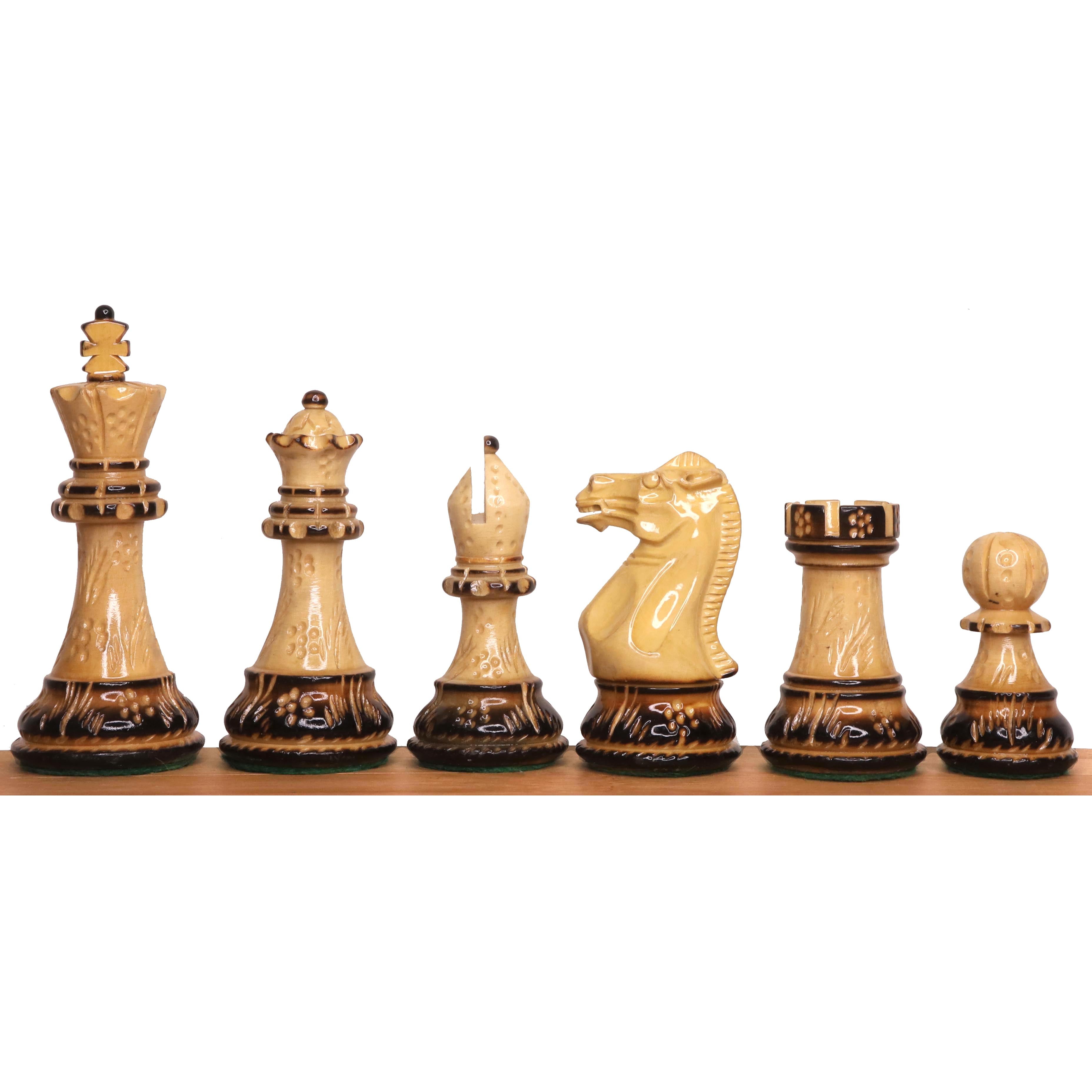 Professional Staunton Hand Carved 101mm Chess Pieces
