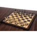 Metallic Gold and Grey chessmen, 99mm king on a 42mm base