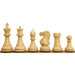 34 piece chessmen set in Golden Rosewood and Boxwood