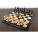 Ebony Wood and Boxwood chessmen, 115mm king on a 46mm base