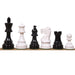 Painted Lacquered Staunton 97mm Chess Pieces