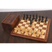 Ebonised Boxwood king on a 35mm base