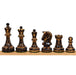 1970s' Dubrovnik Lacquered Boxwood 97mm Chess Pieces