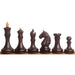 96mm king and matching chessmen in Rosewood and Antiqued Boxwood