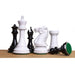 Sleek Staunton Lacquered Boxwood 102mm Chess Pieces