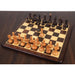 Rosewood and Antiqued Boxwood chessmen, 96mm king